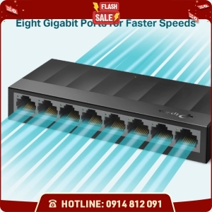 Switch Để Bàn 8 Cổng 10/100/1000Mbps LS1008G