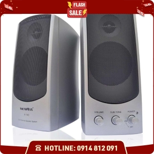 Loa máy tính Soundmax A150 (Đen) A140 (Bạc)