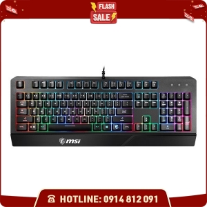 BÀN PHÍM GAMING MSI VIGOR GK20 (MÀU ĐEN)