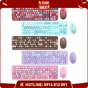 Bộ bàn phím và chuột không dây Aula AC306	