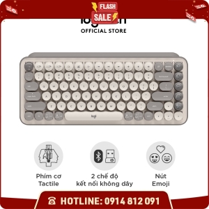 Logitech pop keys - cơ, đèn led, bluetooth	