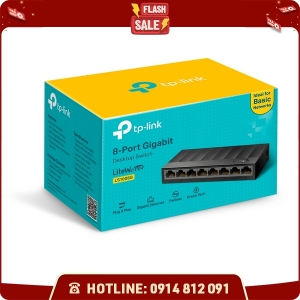 Switch Để Bàn 8 Cổng 10/100/1000Mbps LS1008G Switch Để Bàn 8 Cổng 10/100/1000Mbps LS1008G